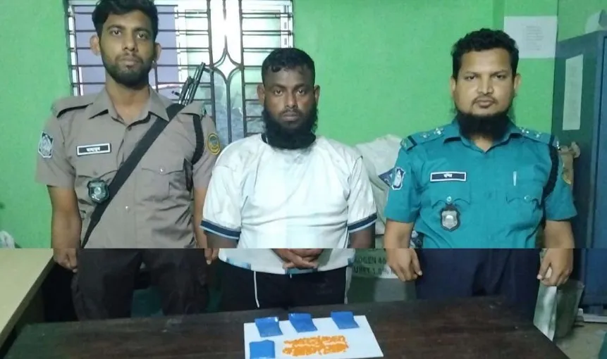 বরিশালে কাউনিয়া পুলিশের অভিযানে ৮০০ পিস ইয়াবাসহ মাদকবিক্রেতা গ্রেপ্তার